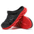 New Black - Red Clogs For Men