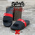 Black-Red Henze Slippers HS-5600